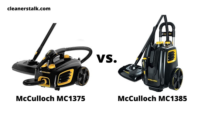 McCulloch MC1375 vs. MC1385 Steamer Comparison